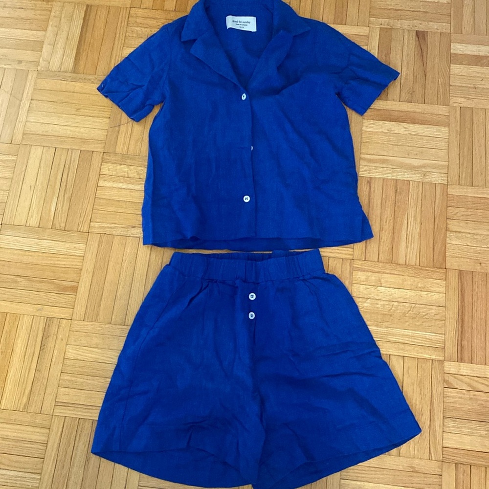 Good for Sunday blue summer set